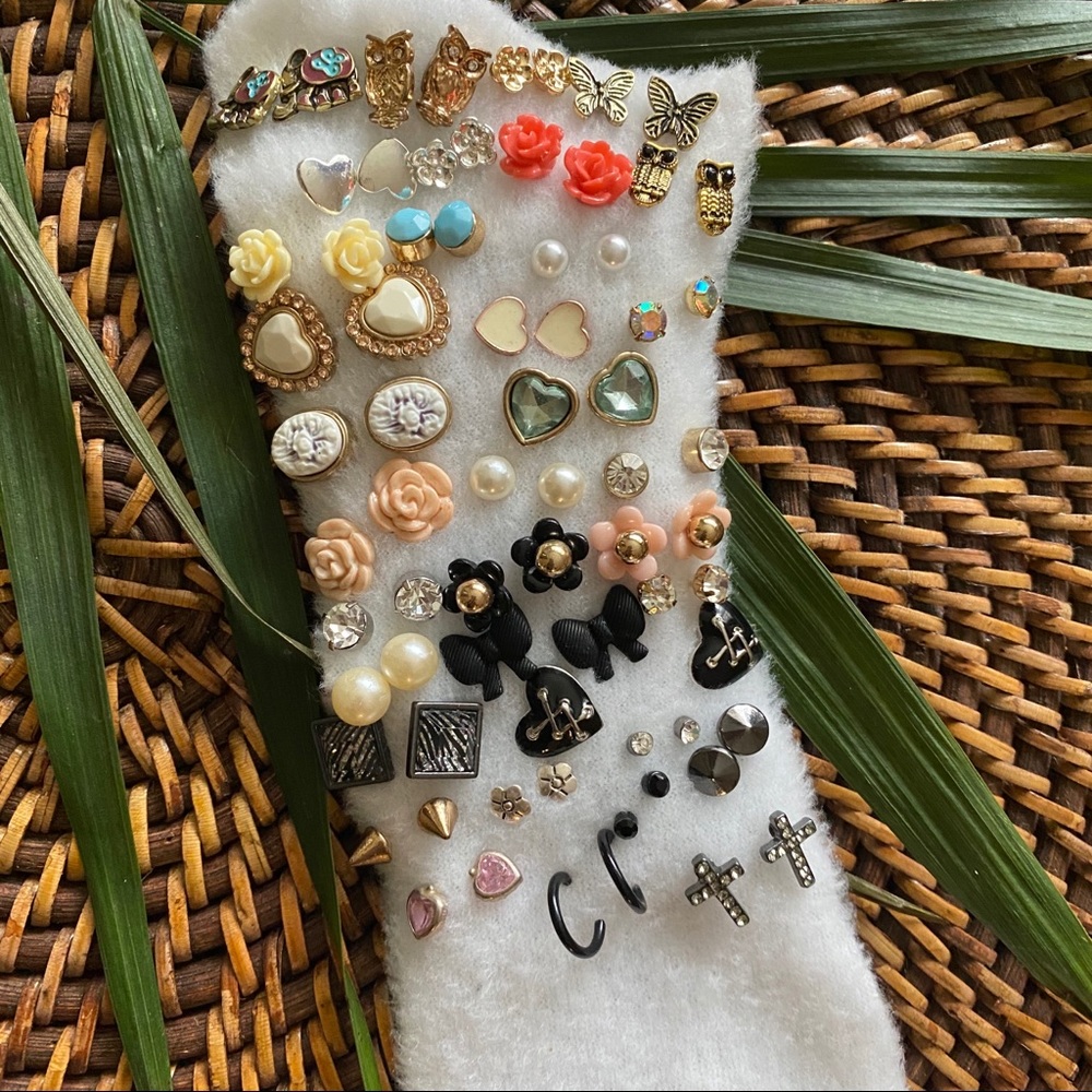 34 PAIRS of Earrings!